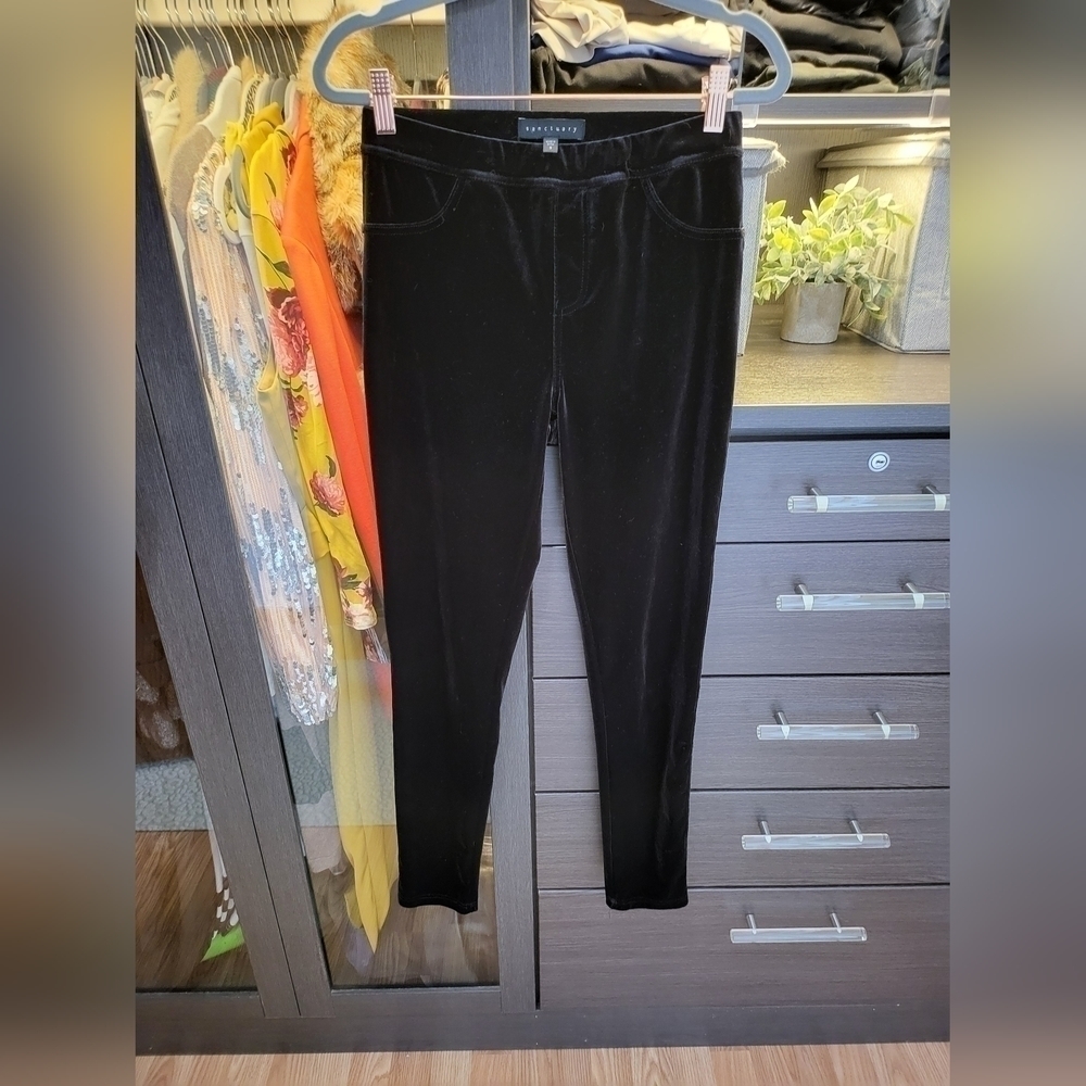 Sanctuary crushed velvety legging pant